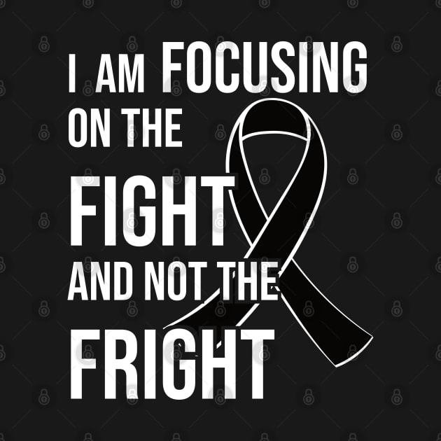 Melanoma Cancer Awareness Ribbon for a Cancer Survivor by jkshirts