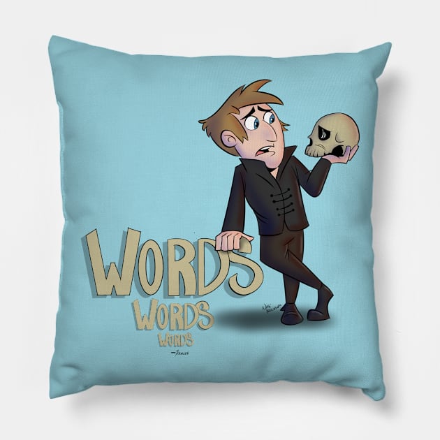 Hamlet Pillow by nfergason