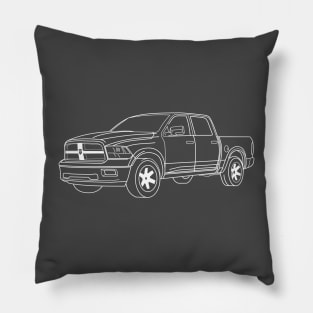 Redbubble Dodge Ram 8500 Pillow