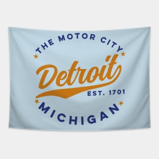 The Motor City Detroit Tapestry