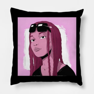 Black Glasses Pillow