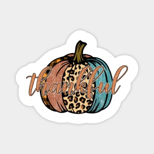 Thankful pumpkin Magnet