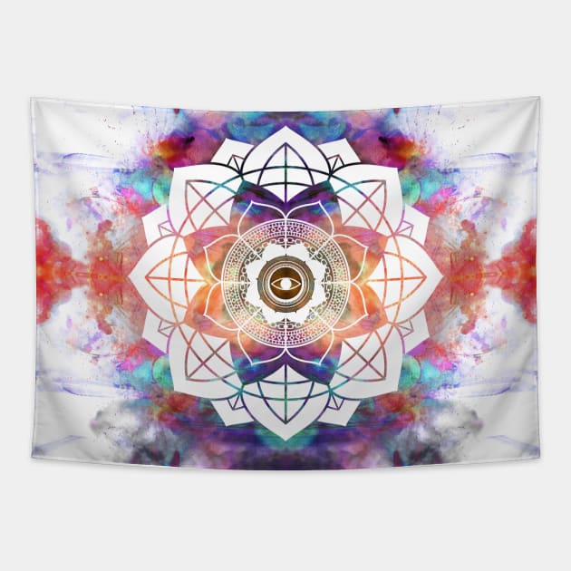 Nature Atmospheric Mandala 9 Tapestry by infloence