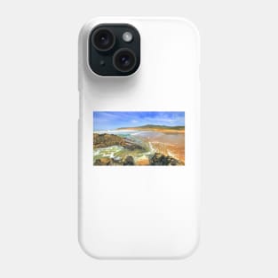 golden sand. praia do guincho Phone Case