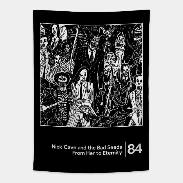 Nick Cave / Minimal Graphic Design Tribute Tapestry by saudade