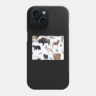 Mammals of Yellowstone National Park Phone Case