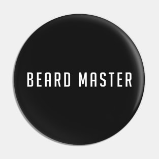 Beard Master Logo - The Bearded Geeks Podcast Pin