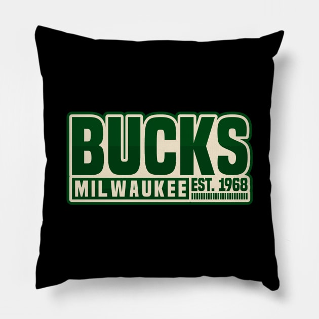 Milwaukee Bucks 01 Pillow by yasminkul