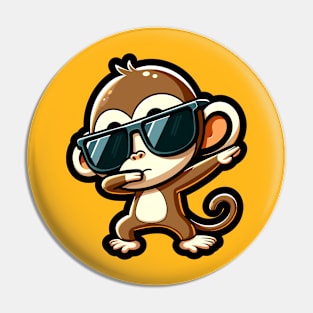 Chillin Monkey Pin