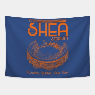 Defunct Shea Stadium New York Baseball Tapestry