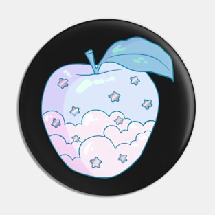 Cloud Apple Pin