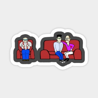 Pee Pop Couch Design (No Backround) Magnet