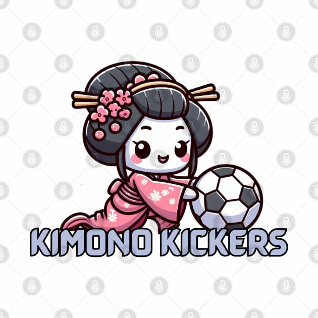 Football player Geisha girl by Japanese Fever