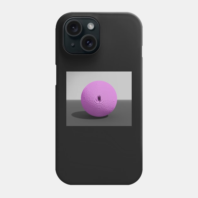 PINK BALL 1 Phone Case by spacedivers