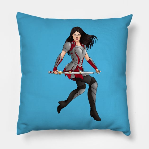 Lady Sif of Asgard Pillow by ZionAngel