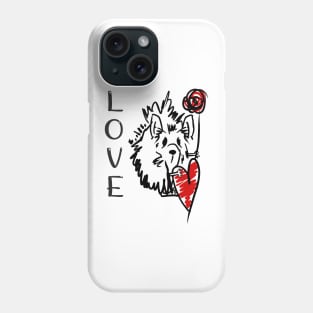 Love Hedgehog Phone Case