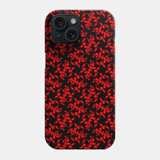 red and black Phone Case