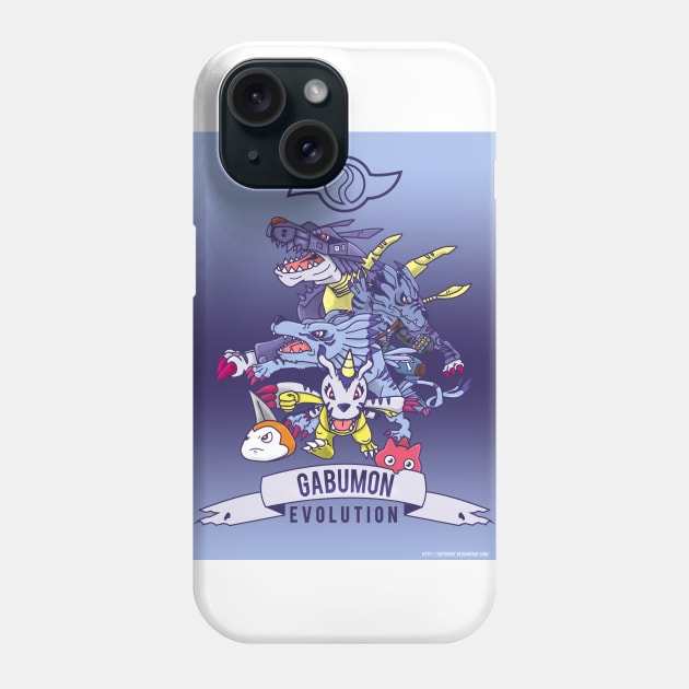 digimon gabumon evolution Phone Case by DeeMON