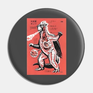 Gappa - The Triphibian Monster Kaiju Pin