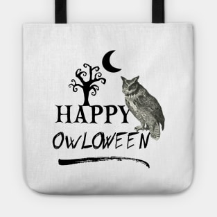 Halloween Owl Tote