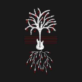 Guitar Tree White T-Shirt