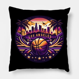 LA - NBA and Lakers Tribute Pillow
