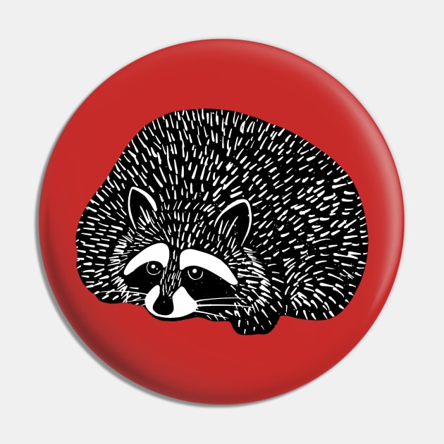 Raccoon the third Pin by divafern