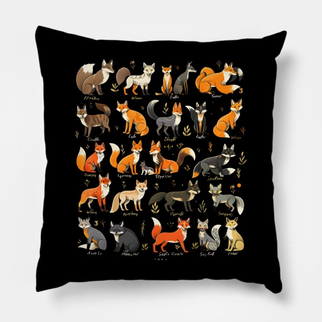 FOX Migration Patterns Pillow by BilodeauBlue