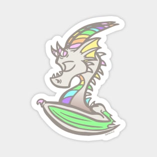 Rainbow Dragon Magnet