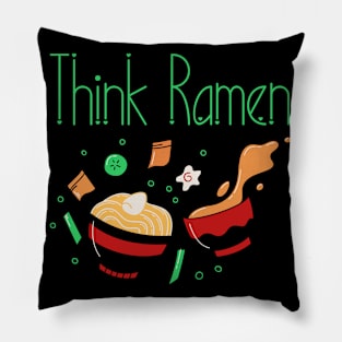 Think ramen ramyun ramyeon. Pasta Noodle lovers Pillow