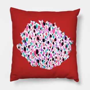 Speckled Lightheart Texture Pink Pillow