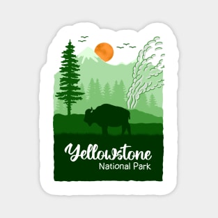 Yellowstone National Park Nature Magnet