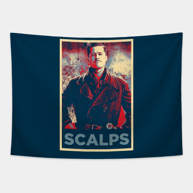 100 scalps. Tapestry by TEEVEETEES