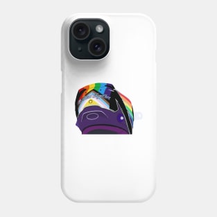 Lewis Hamilton special edition 2021 Qatar Grand Prix helmet Phone Case