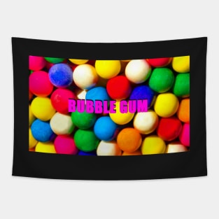 Bubble Gum with text Tapestry