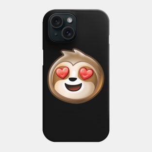 Sloth in love Phone Case