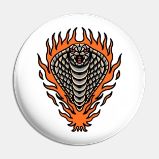 burning cobra tattoo Pin