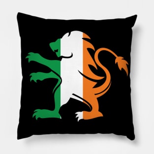 Irish Flag Lion Pillow