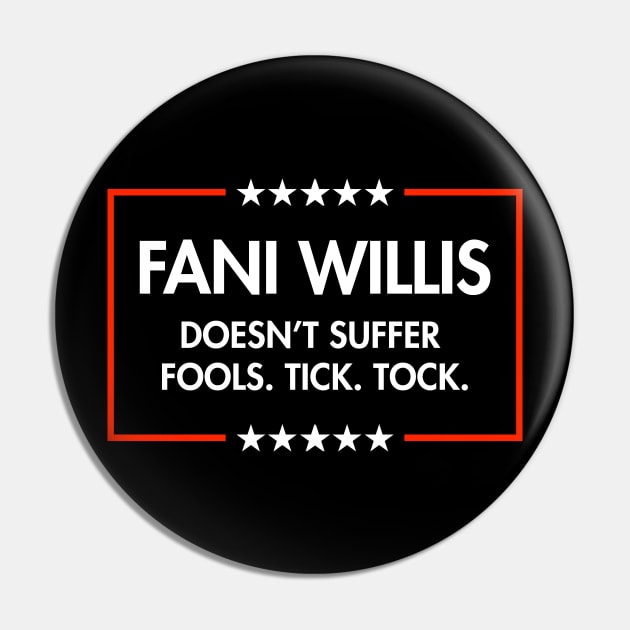 Fani Willis - Doesn't Suffer Fools Pin by Tainted