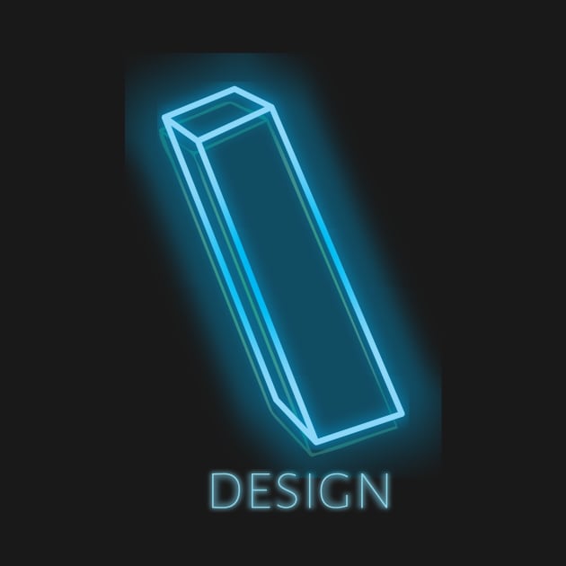 Cyan Design Neon Sign by TheAnthonyEsser