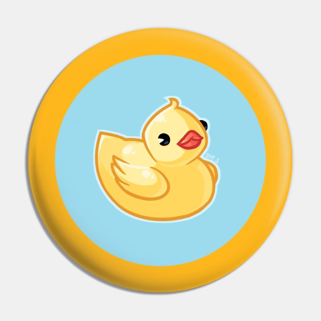 Rubber Ducky Pin by ZoeStanleyArts