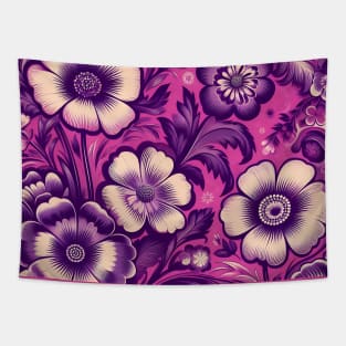 Purple Flowers Tapestry