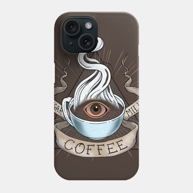 The Holy Trinity of Caffeine Phone Case by rebekie.b