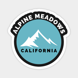 Alpine Meadows Ski Snowboard Mountain California Yosemite - Travel Magnet