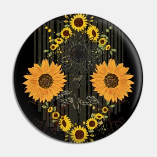 Little Aesthetic Sunflower Pin