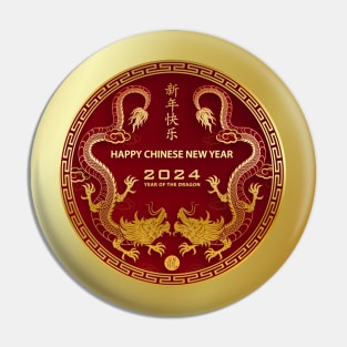 Chinese New Year 2024 - Year Of The Dragon 2024 Pin
