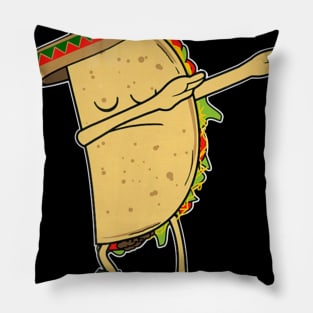 Dabbing Soccer Taco Mexico Jersey - Mexican Football Pillow