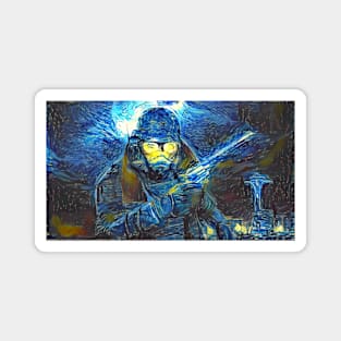 Fallout New Vegas Courier Starry Night Magnet