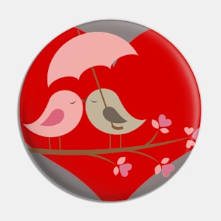 Bird Love Pin