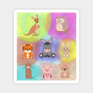 Hundred Acre Wood Friends Magnet